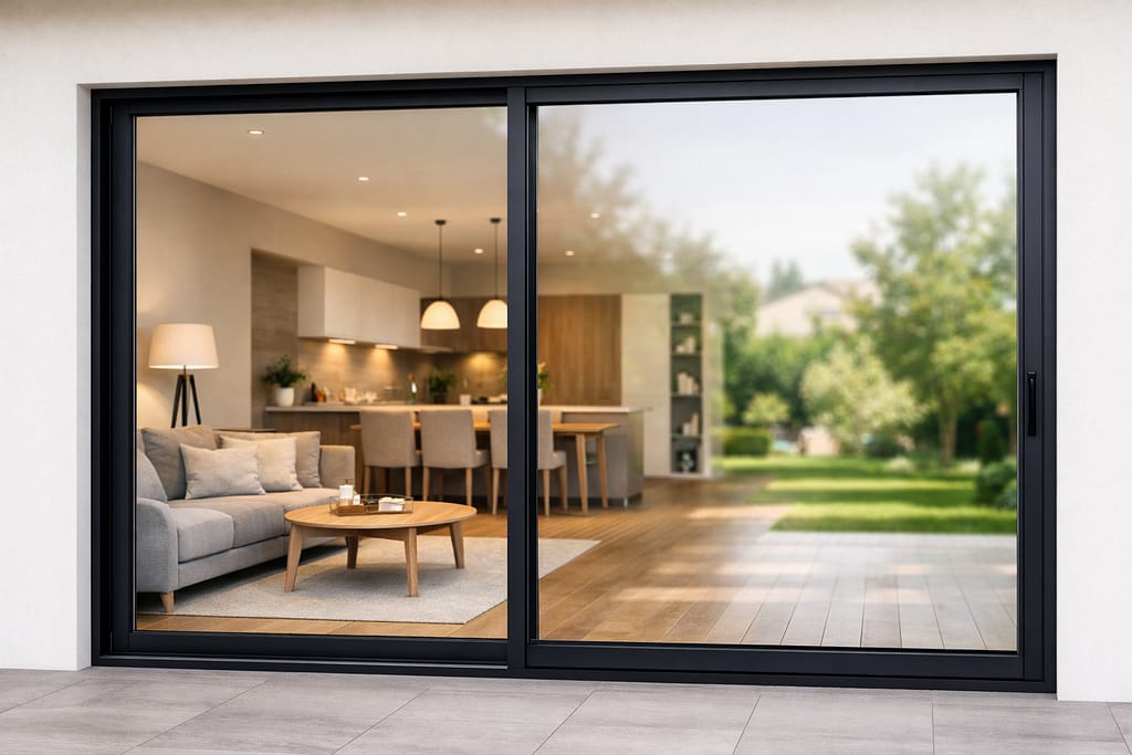 Baie vitrée – Menuiseries Bichot