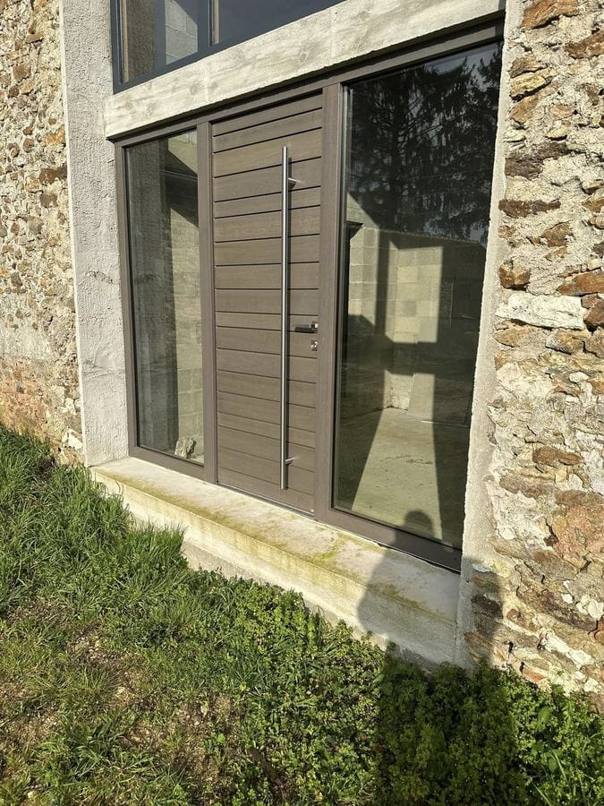 Baies vitrées et coulissants : réalisation Menuiseries Bichot